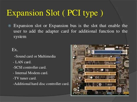 function of expansion slot|Expansion Slot in Computer .